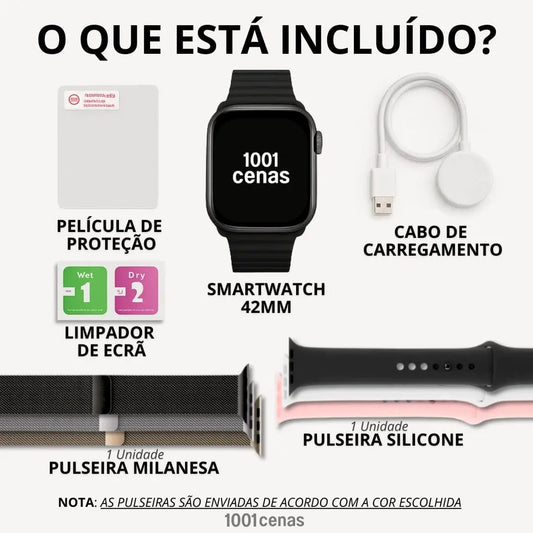 Mini 10 Plus + BRINDES - 1001 Cenas 42mm Preto