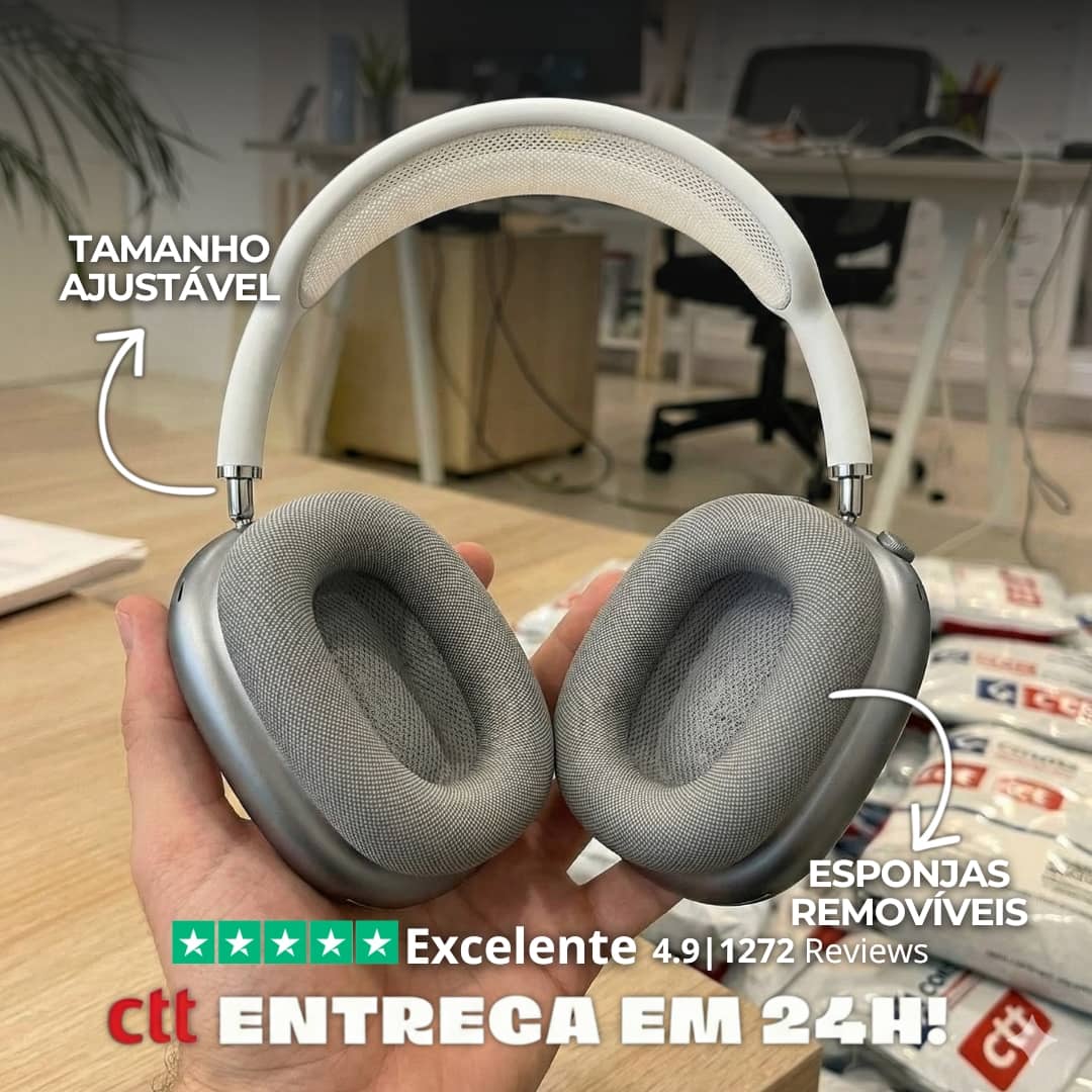 Fones P9 | Auriculares Bluetooth Som Equilibrado