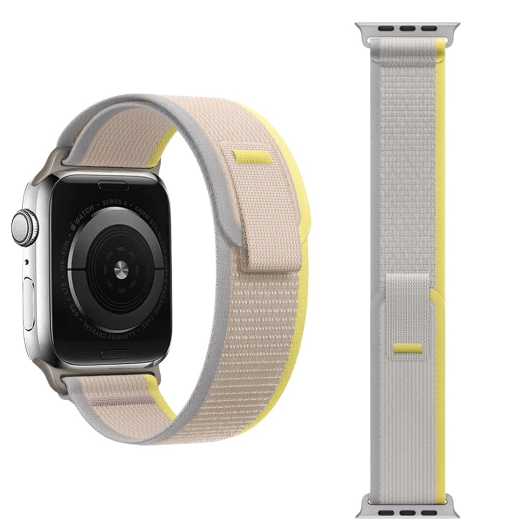 Pulseira Nylon Loop - 1001 Cenas 1001 Cenas 44-45-47-49mm / Bege-Amarela