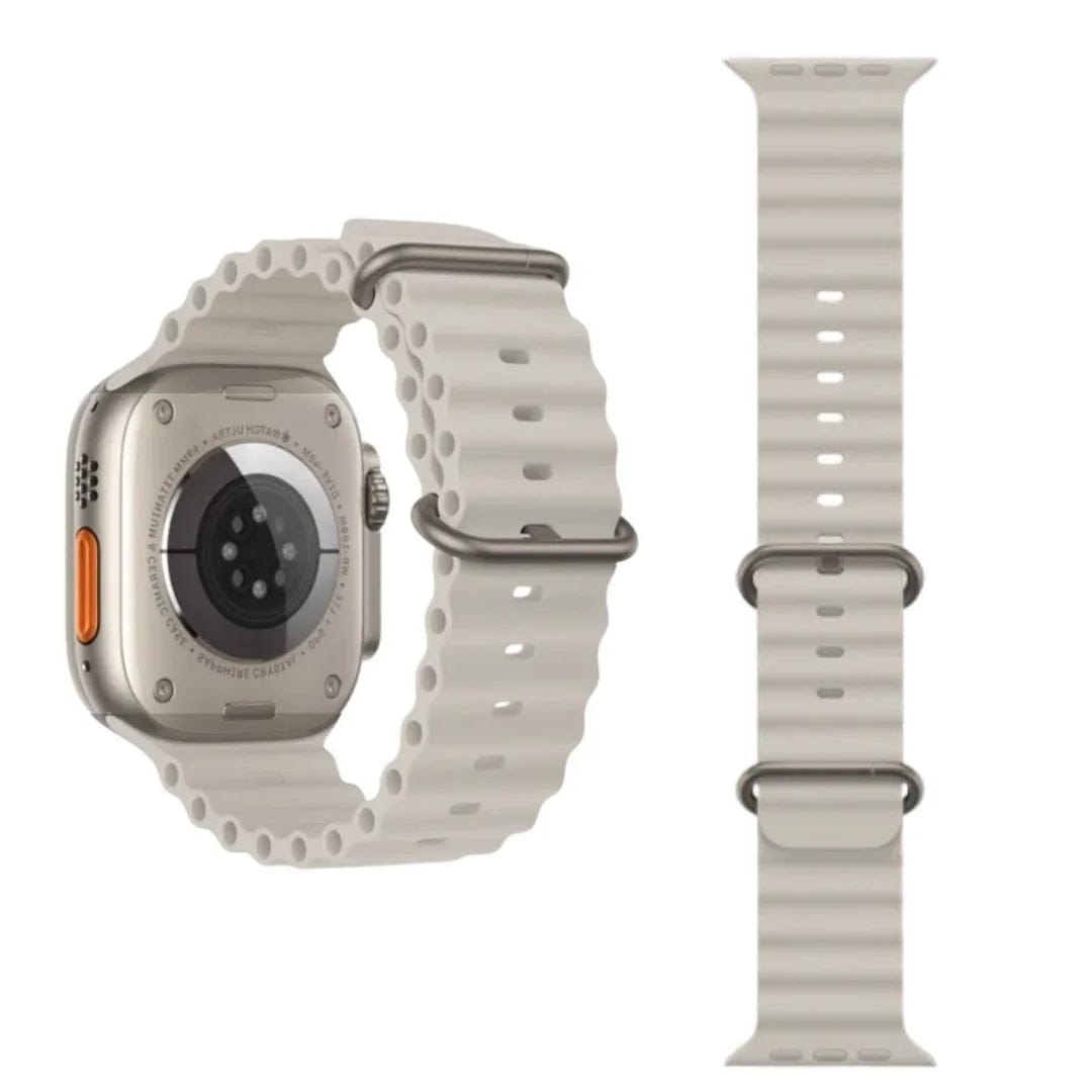 Pulseira Silicone Oceano - 1001 Cenas 1001 Cenas 44-45-47-49mm / Cinza