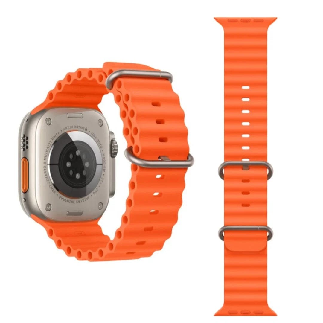 Pulseira Silicone Oceano - 1001 Cenas 1001 Cenas 44-45-47-49mm / Laranja