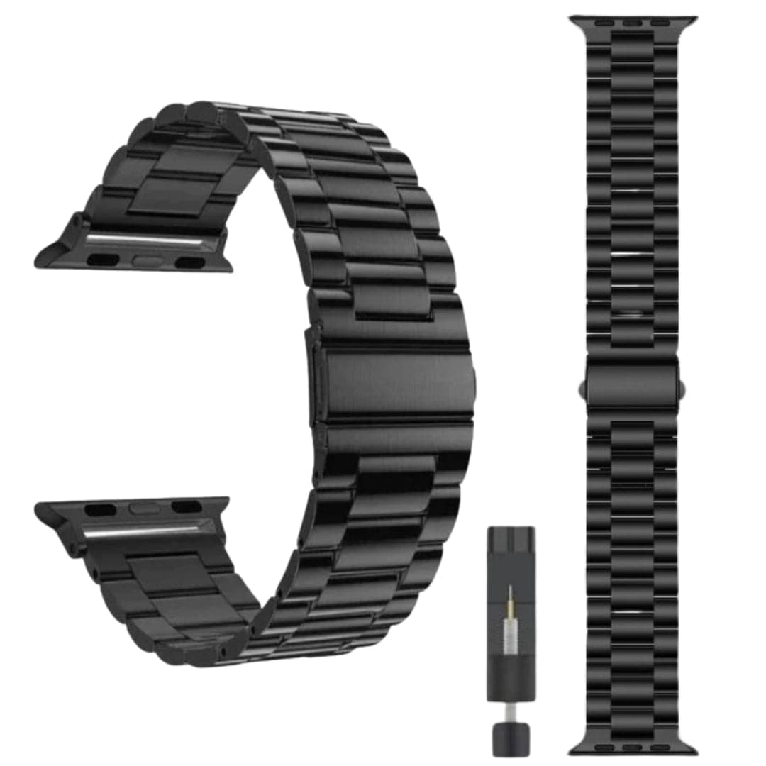 Pulseira Aço Inoxidável - 1001 Cenas 1001 Cenas 44-45-47-49mm / Preto