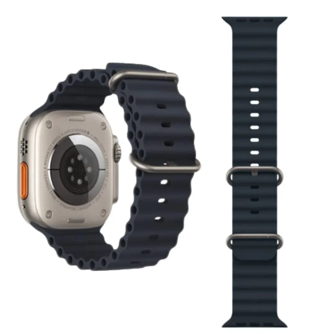 Pulseira Silicone Oceano - 1001 Cenas 1001 Cenas 44-45-47-49mm / Preto