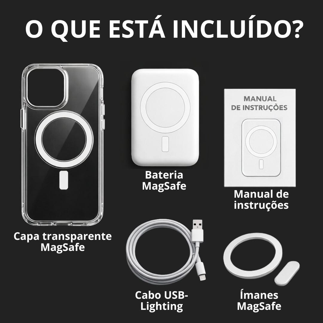 Bateria + Capa MAGSAFE - 1001 Cenas 1001 Cenas iPhone 16 Pro Max
