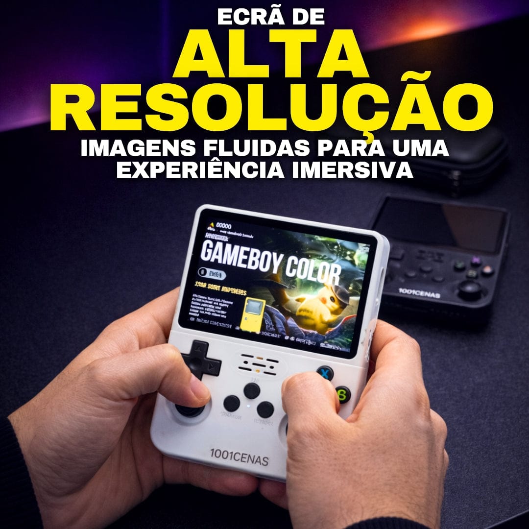 Consola RETROGAME Portátil - 1001 Cenas 1001 Cenas Branco