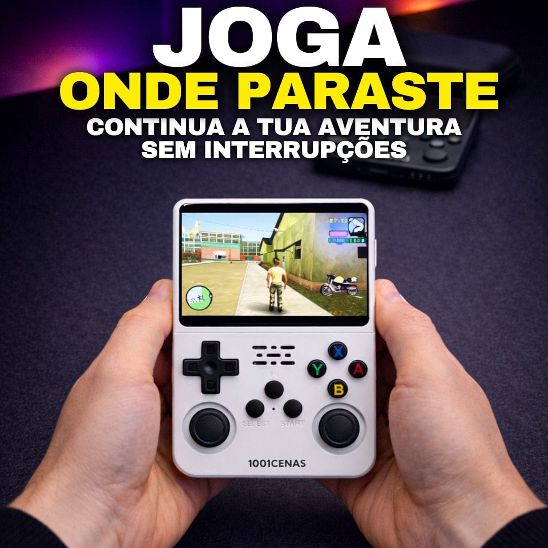 Consola RETROGAME Portátil - 1001 Cenas 1001 Cenas Branco