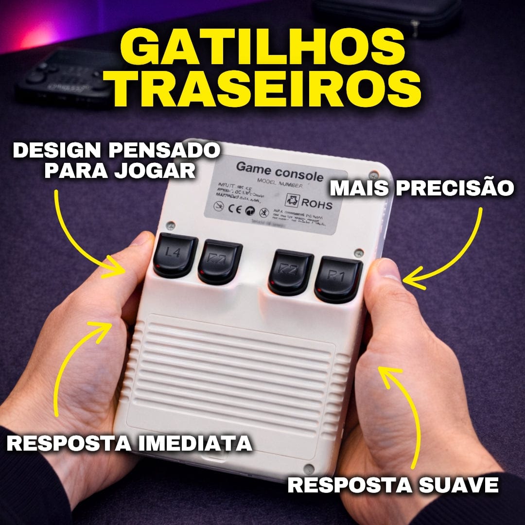 Consola RETROGAME Portátil - 1001 Cenas 1001 Cenas Branco