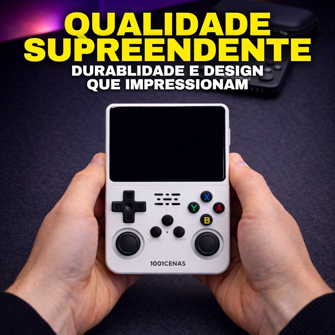 Consola RETROGAME Portátil - 1001 Cenas 1001 Cenas Branco