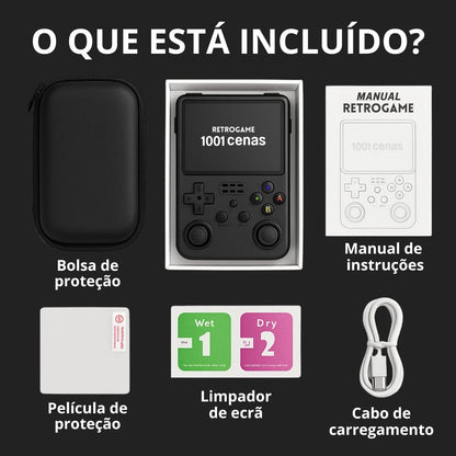 Consola RETROGAME Portátil - 1001 Cenas 1001 Cenas Branco