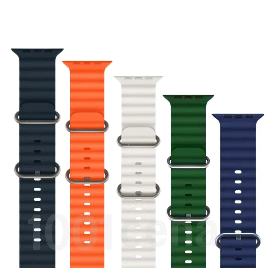 Pulseira Silicone Oceano - 1001 Cenas 1001 Cenas 44-45-47-49mm / Preto