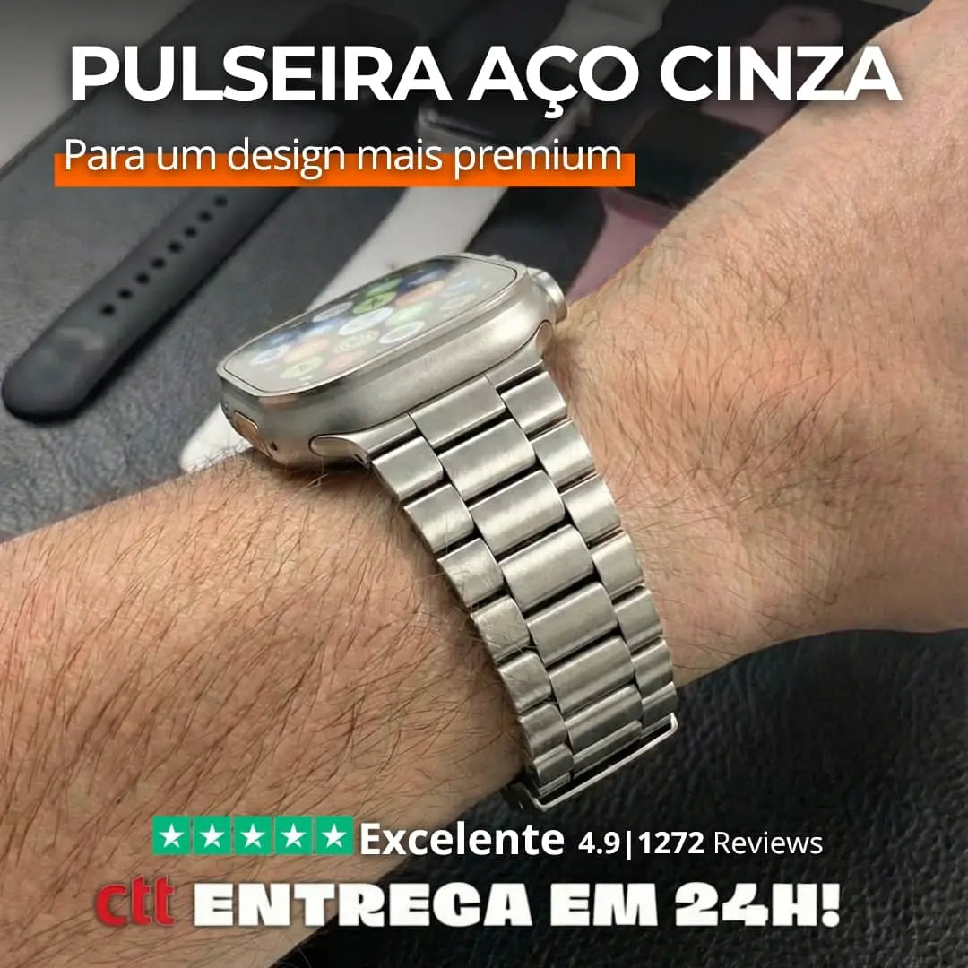 Pulseira Aço Inoxidável - 1001 Cenas 