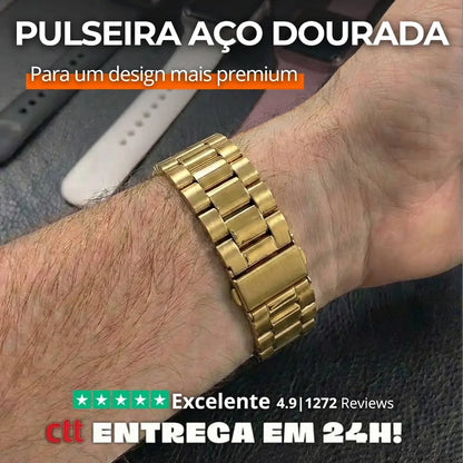 Pulseira Aço Inoxidável - 1001 Cenas 