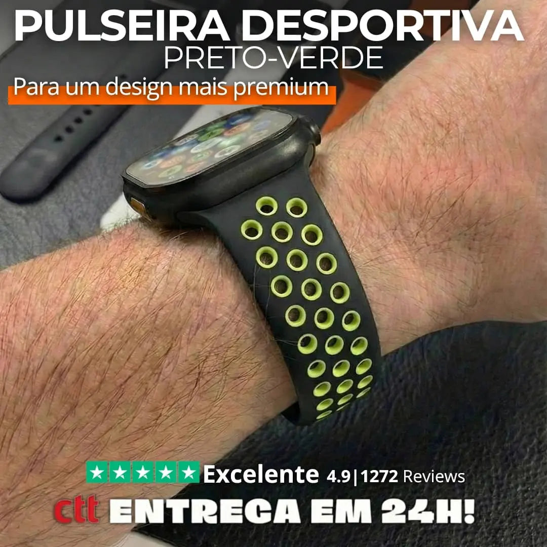 Pulseira Silicone Desportiva - 1001 Cenas 