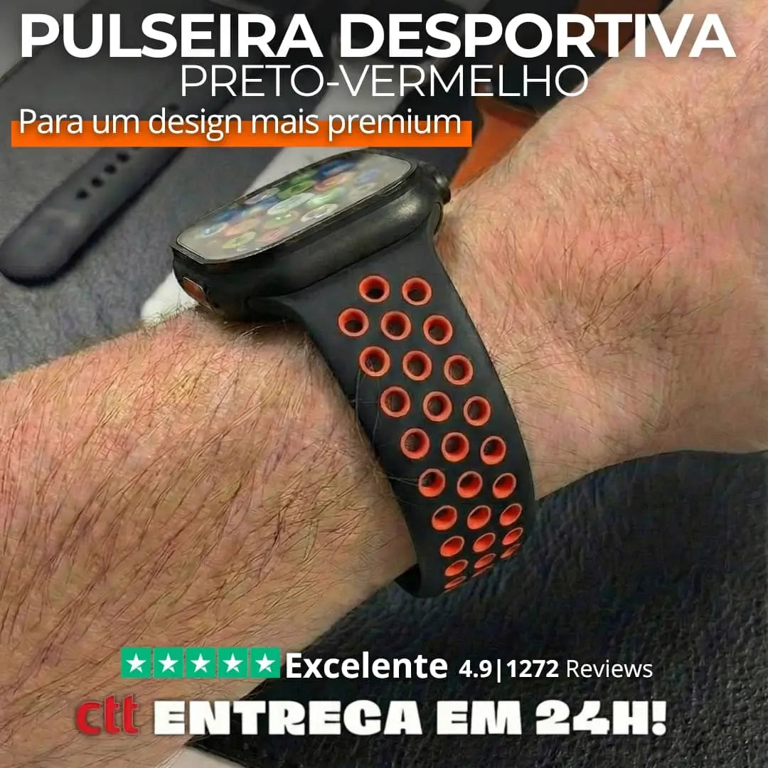 Pulseira Silicone Desportiva - 1001 Cenas 