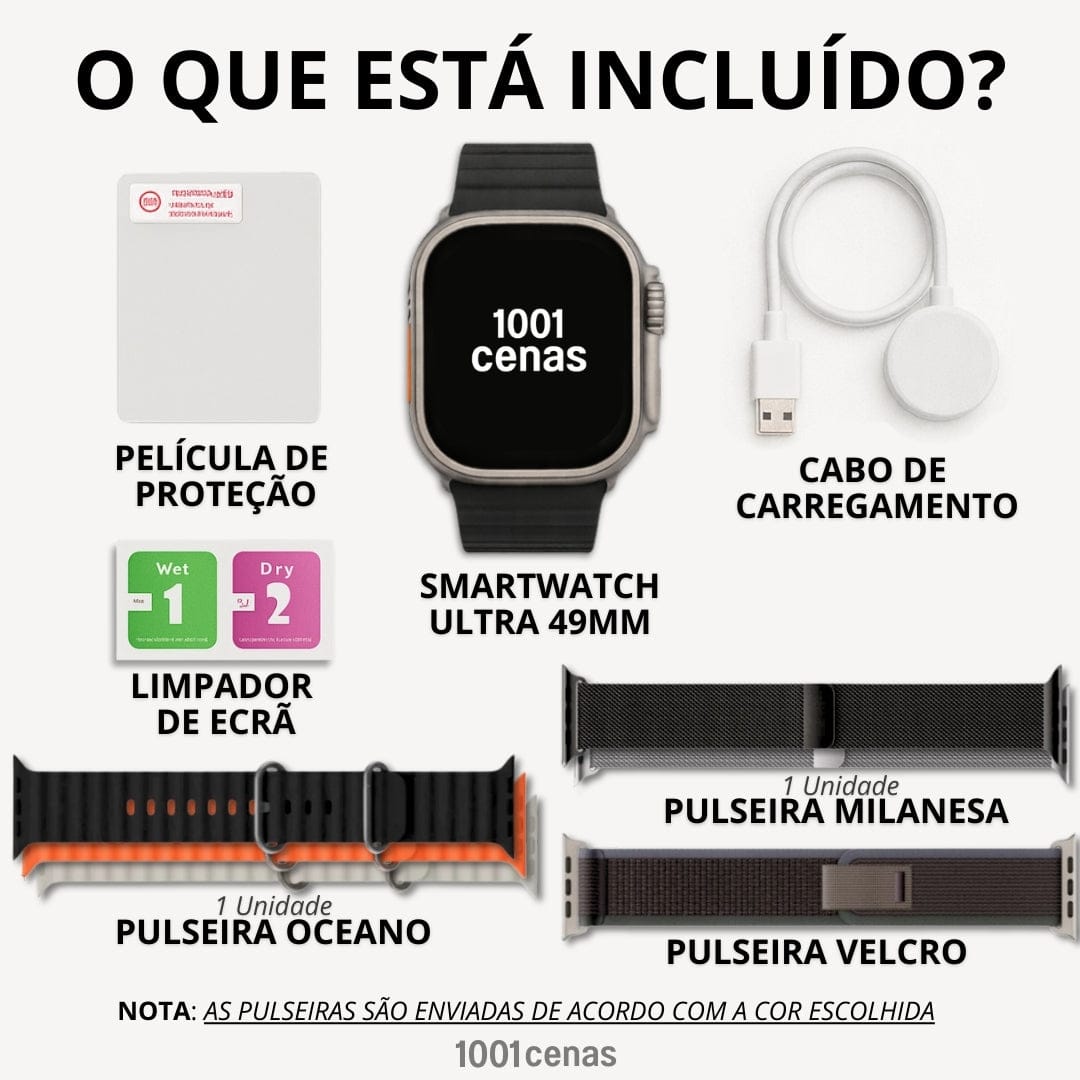 Ultra 10 Plus + BRINDES - 1001 Cenas 49mm Preto