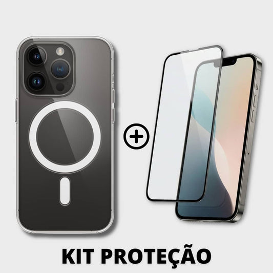 Capa MAGSAFE + Película de Vidro TEMPERADO